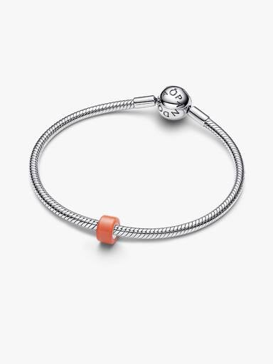 Mały charms Pomarańczowe szkło Murano