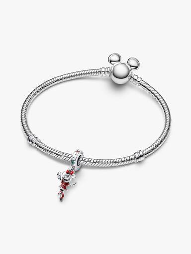 Charms-zawieszka Myszka Minnie na łyżwach