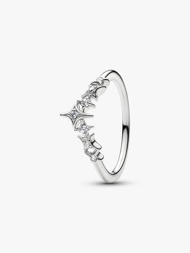 Pierścionek Gwiezdna tiara, Platerowane platyną