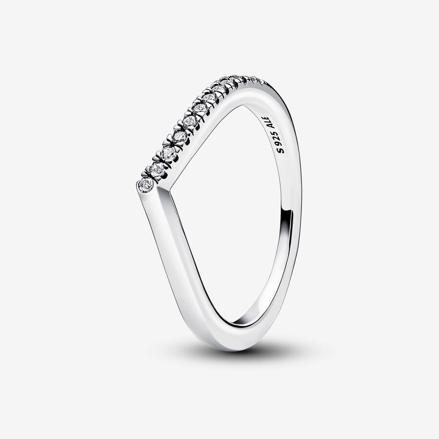 Półbłyszczący pierścionek Pandora Timeless Wish image number 0