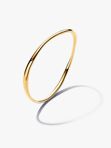 Bransoletka bangle o organicznym kształcie