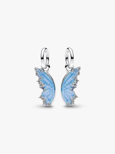 Rozdzielany charms-zawieszka Motyl