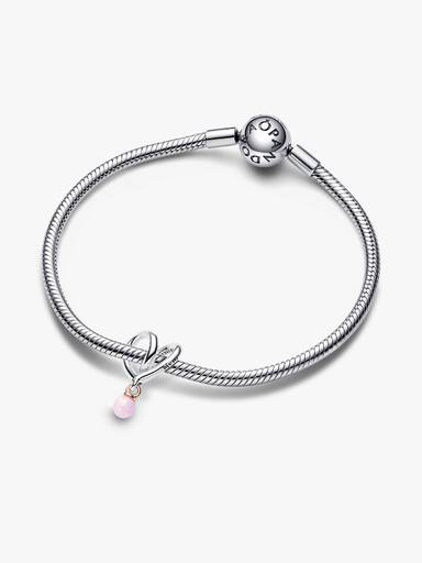 Dwutonowy charms Otulające serce